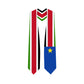 South Sudan Graduation Stole - South Sudan Flag Sash