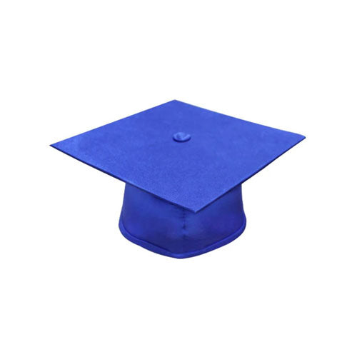 Matte Royal Blue Bachelors Graduation Cap - College & University