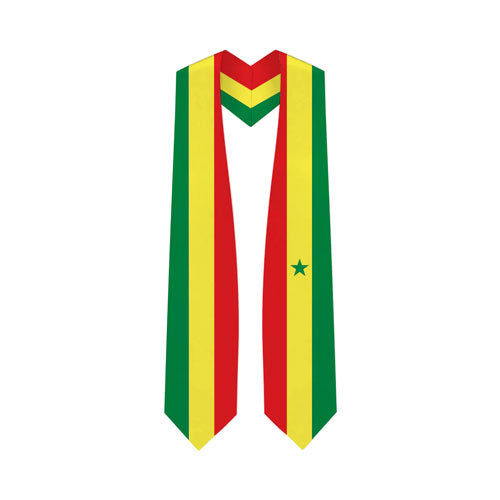 Senegal Graduation Stole - Senegal Flag Sash