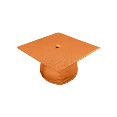 Shiny Orange Bachelors Graduation Cap - College & University