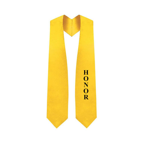 Gold Honors Stole for Graduation