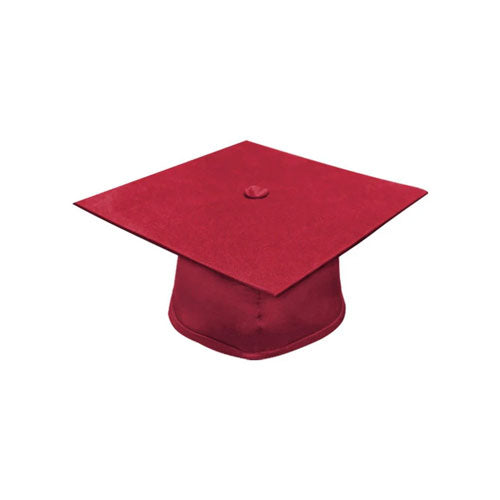 Matte Red Bachelors Graduation Cap - College & University