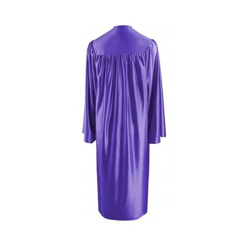 Shiny Purple Bachelors Graduation Gown - College & University