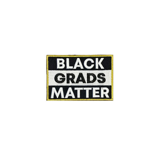 White BLACK GRADS MATTER Graduation Stole