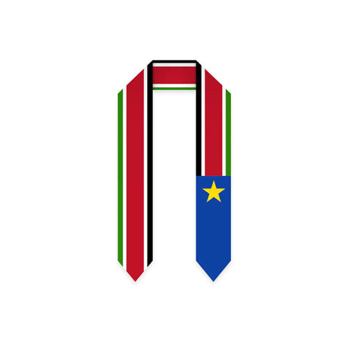 South Sudan Graduation Stole - South Sudan Flag Sash