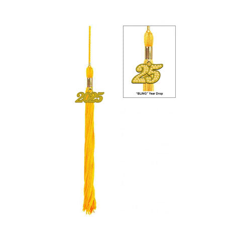 Child Shiny Gold Cap & Tassel - Preschool & Kindergarten Graduation