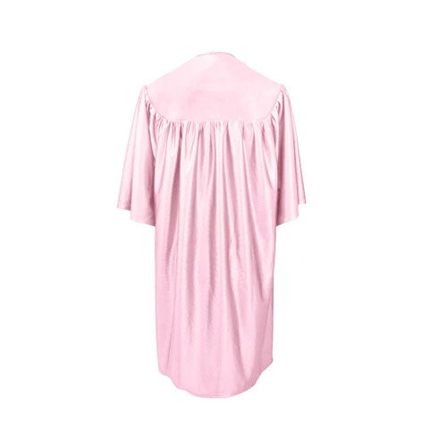 Child Shiny Pink Graduation Gown - Preschool & Kindergarten Gowns