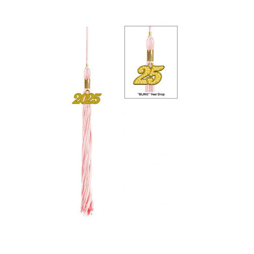 Child Shiny Pink Cap & Tassel - Preschool & Kindergarten Graduation