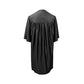 Child Shiny Black Graduation Gown - Preschool & Kindergarten Gowns