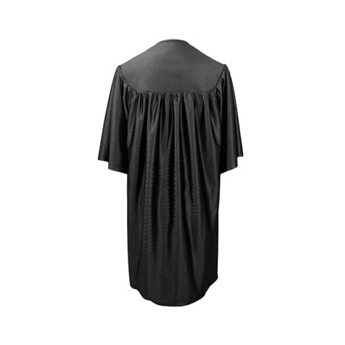 Child Shiny Black Graduation Gown - Preschool & Kindergarten Gowns