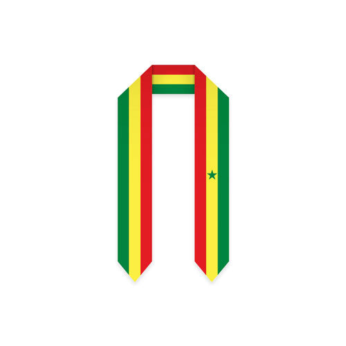 Senegal Graduation Stole - Senegal Flag Sash