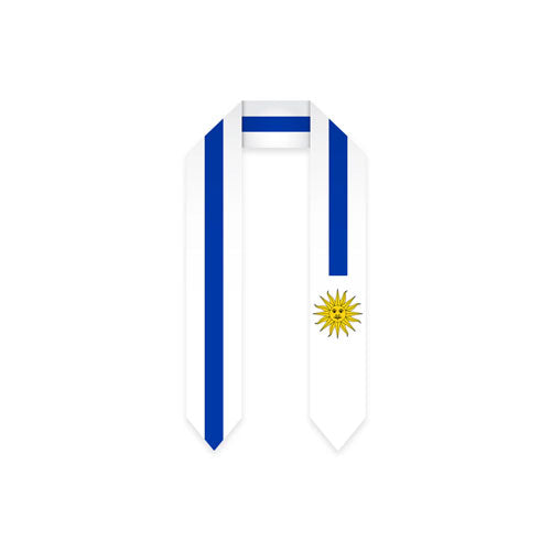 Uruguay Graduation Stole - Uruguay Flag Sash