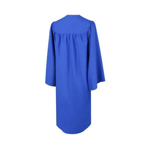 Matte Royal Blue Bachelors Graduation Gown - College & University