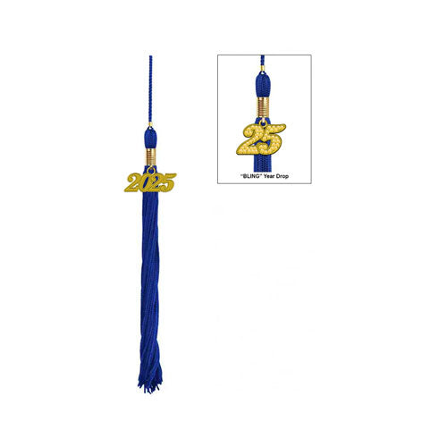 Child Matte Royal Blue Cap & Tassel - Preschool Graduation