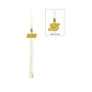 Child Matte White Cap & Tassel - Preschool & Kindergarten Graduation