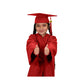 Child Matte Red Graduation Cap & Gown - Preschool & Kindergarten