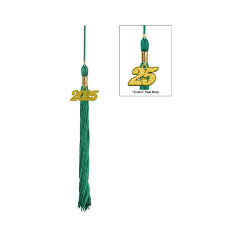 Eco-Friendly Emerald Green High School Cap & Tassel - Graduation Caps