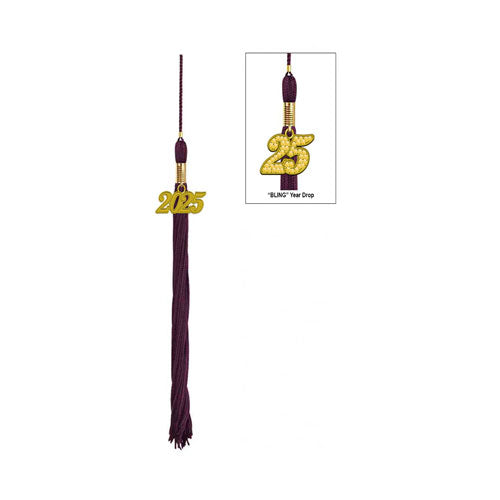 Child Matte Maroon Cap & Tassel - Preschool & Kindergarten Graduation