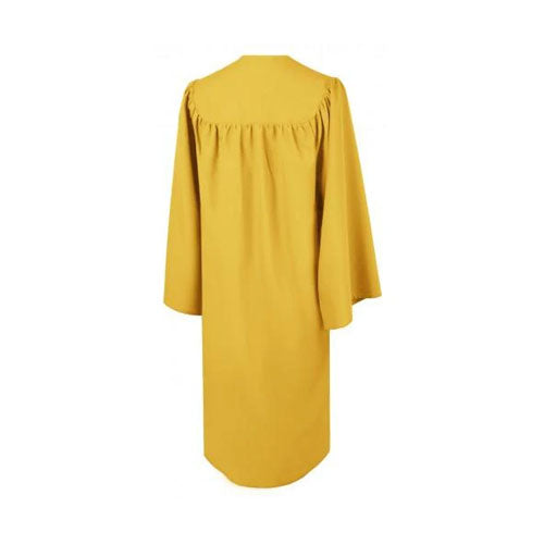 Matte Gold Bachelors Graduation Gown - College & University