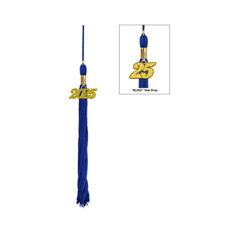 Shiny Royal Blue High School Cap & Tassel - Graduation Caps