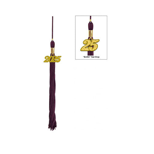 Child Shiny Maroon Cap & Tassel - Preschool & Kindergarten Graduation