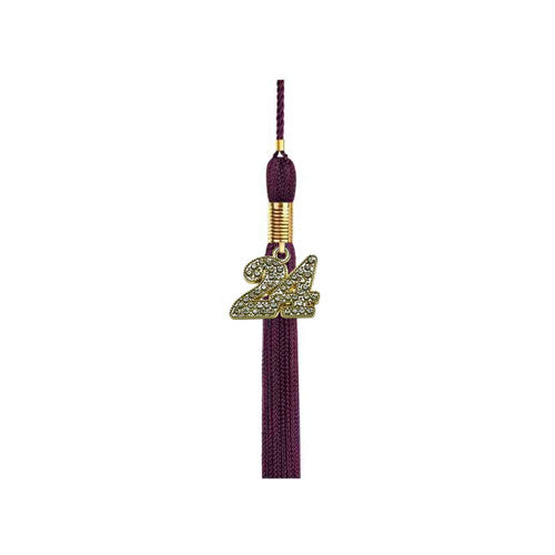 Matte Burgundy High School Cap & Tassel - Graduation Caps