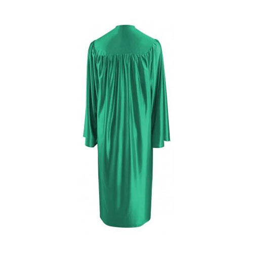 Shiny Emerald Green Bachelors Graduation Gown - College & University