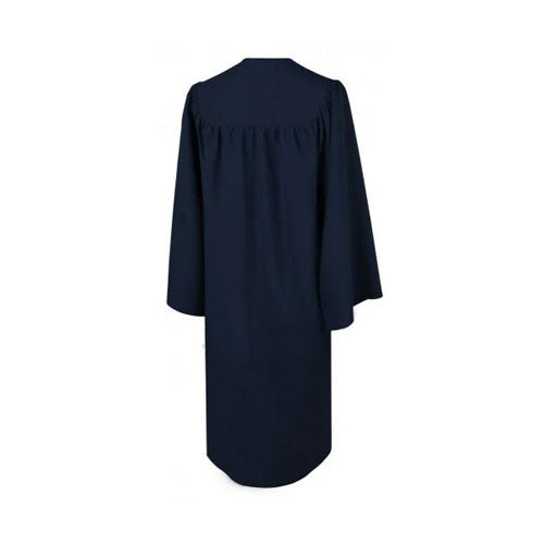 Matte Navy Blue Bachelors Graduation Gown - College & University