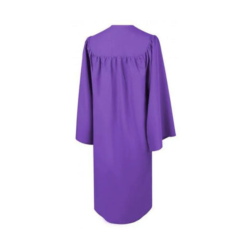 Matte Purple Bachelors Graduation Gown - College & University