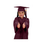 Child Matte Maroon Graduation Cap & Gown - Preschool & Kindergarten