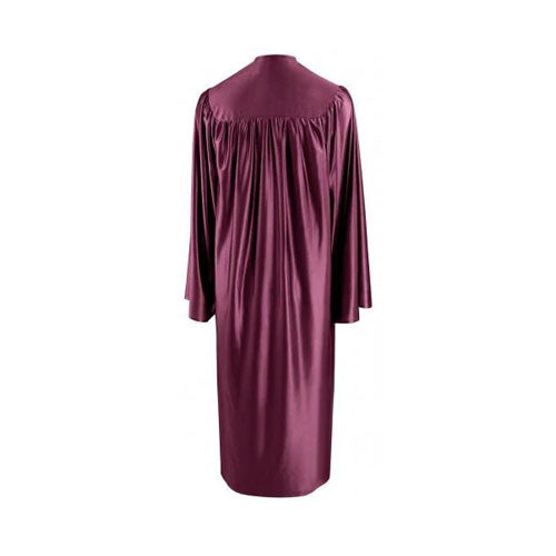 Shiny Maroon Bachelors Graduation Gown - College & University