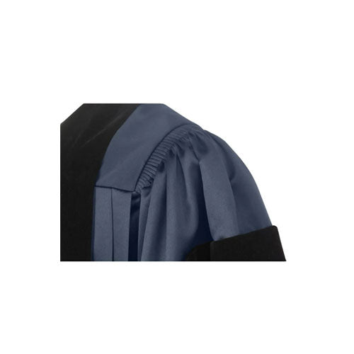 Deluxe Navy Blue Doctoral Gown