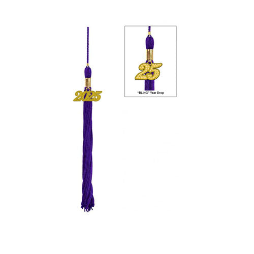 Child Shiny Purple Cap & Tassel - Preschool & Kindergarten Graduation