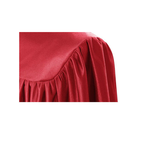 Child Shiny Red Graduation Cap & Gown - Preschool & Kindergarten