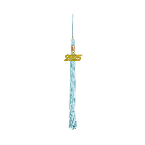 Shiny Light Blue Bachelors Cap & Gown - College & University