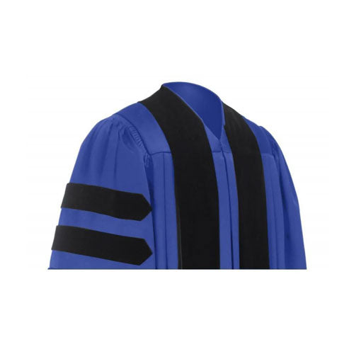 Deluxe Royal Blue Doctoral Gown