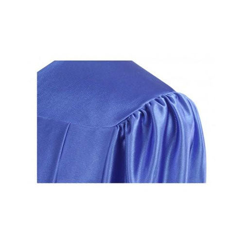 Shiny Royal Blue Bachelors Graduation Gown - College & University