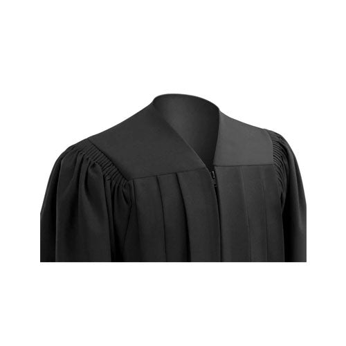 Deluxe Black Bachelors Graduation Cap & Gown - Collegiate Regalia