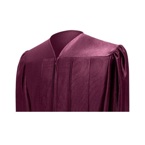 Shiny Maroon Bachelors Cap & Gown - College & University