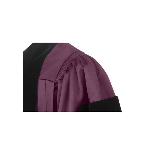 Deluxe Maroon Doctoral Gown