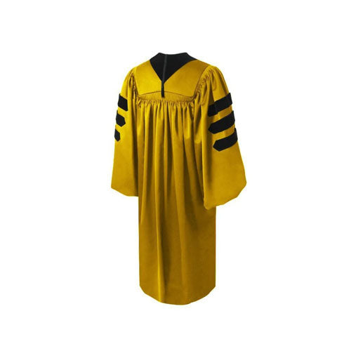 Deluxe Gold Doctoral Gown