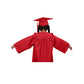 Child Matte Red Graduation Cap & Gown - Preschool & Kindergarten