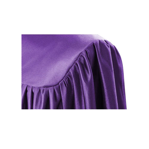 Child Shiny Purple Graduation Cap & Gown - Preschool & Kindergarten