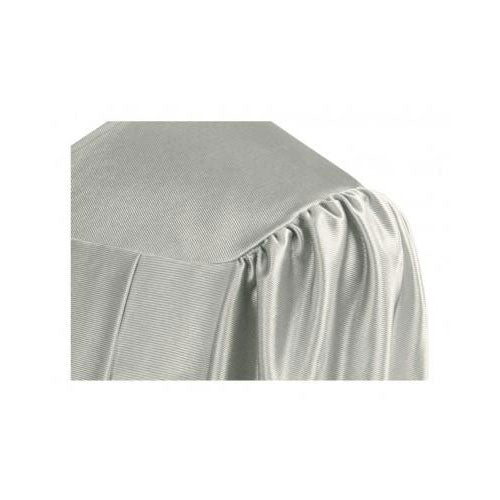 Shiny Silver Bachelors Graduation Gown - College & University