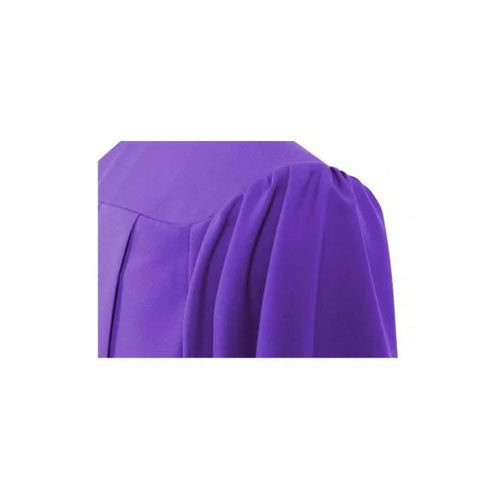 Matte Purple Bachelors Graduation Gown - College & University