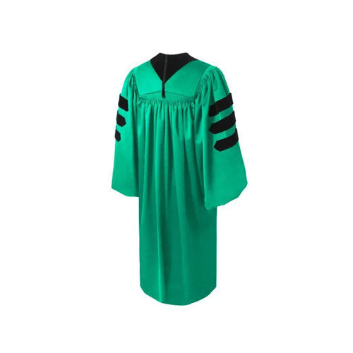 Deluxe Emerald Doctoral Gown