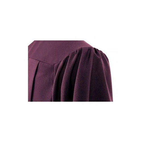 Matte Maroon Bachelors Graduation Gown - College & University