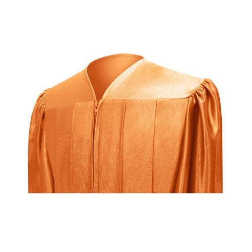 Shiny Orange Bachelors Cap & Gown - College & University