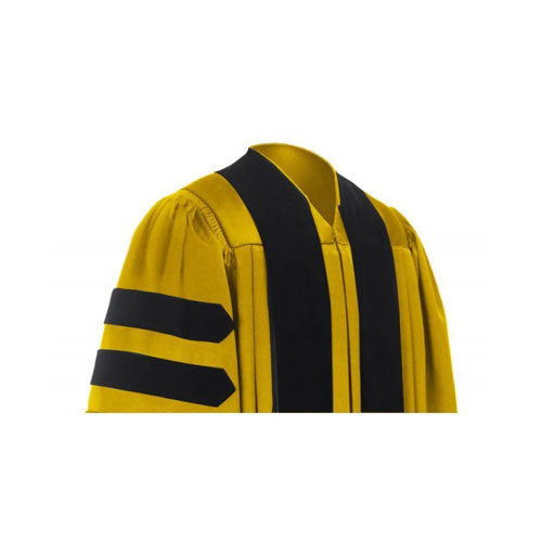 Deluxe Gold Doctoral Gown