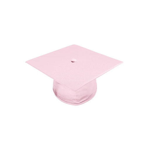 Child Shiny Pink Graduation Cap & Gown - Preschool & Kindergarten